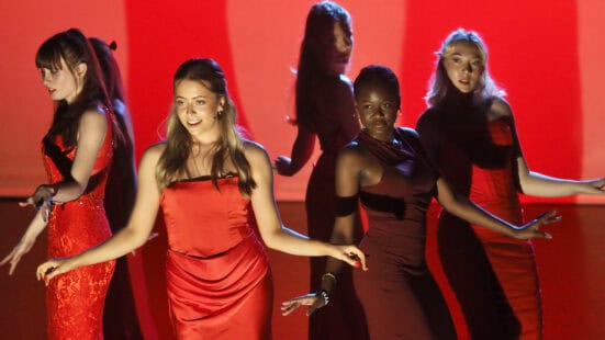 musical theatre students performing